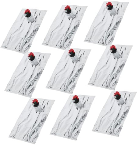 Cabilock Wine Dispenser Bag with Spout 1l Refillable Plastic Wine Bladders Portable Drink Pouch for Travel Outdoor Use 10pcs