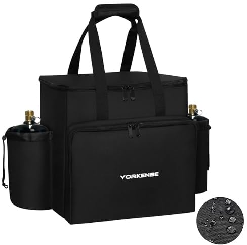 Yorkenbe Tragbare Tragetasche für Heizung, kompatibel mit Mr. Heater MH9BX, wasserabweisende Buddy Propanheizung, Tragetasche, mit mehreren Taschen und rutschfester Unterseite