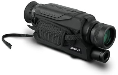 KONUS | KONUSPY-18 Digitales Nachtlicht mit 6-36fach Zoom, Laserbeleuchtung für Dunkelsicht, Scharfe Bilder 640x480, Ideal für Jagd und Nachtwachen