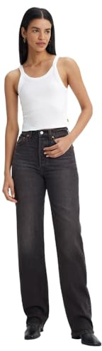 Levi's Jean Ribcage en Denim pour Femme - Taille 29 30, Static Noise Overloa, 29W / 30L
