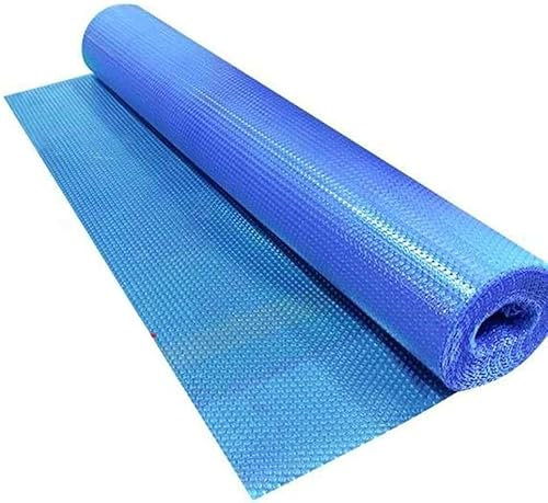 FUYAO Solar Poolabdeckung, robuste, schwimmende Wärmedecke mit Luftpolsterfolie, staubdichte Pool-Whirlpool-Abdeckung, Luftpolsterseite nach unten
