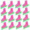 Garneck 10paare Miniatur Roller Skates Für Puppen Realistische Eislaufschuhe Für Puppenhaus Dekoration Kreatives Spielzeug Für Miniaturen Und Bastelarbeiten