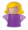 Microwave Cleaner,Angry Mama Microwave Oven Cleaner Easily Clean in Minutes Disinfects with Water and Vinegar Kitchen Cleaner Tool for Home Office Kitchens Purple