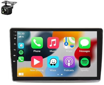 Estéreo para coche con pantalla de 9 pulgadas y 2 DIN Android 12 para Opel Astra H Zafira B 2005-2014 navegación integrada Plug and Play compatible con CarPlay Android Auto DVR DAB y control por voz