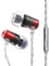 AZLA AZEL GEN 3 Gaming Earbuds with Mic – Award-Winning IEMs Tuned for FPS Games – Compatible with PS5, Xbox, PC –Positional Audio & Clear Voice Chat– Wired Gaming Headset for Gamers (Red Black)