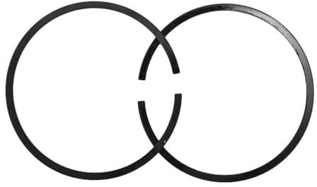 Luxuypon Ersatz-Kolbenring-Set, 35 mm x 1,2 mm, kompatibel mit Trimmer, Freischneider, Benzin-Mäher, Gartenwerkzeug-Teile, 2 Stück