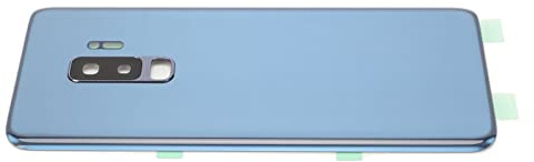 Tomantery Reemplazo de la Cubierta Trasera de Vidrio de la Batería para S9+ Plus G965, Elegante Carcasa Impermeable para Instalación de Bricolaje con un Conjunto Completo de Herramientas para (Azul)