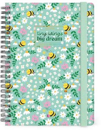 Legami - Agenda Settimanale Spiralata Large 2027, Bee, 12 Mesi, 15 x 21 cm