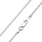 VINANI Damen Schlangenkette 1.2mm 42cm Silber 925 S242