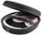 Linkidea Headphones Carrying Case Compatible with Jabra, Plantronics, JVC and More Headset, Replacement Protective Hard Shell Travel Bag (Black)