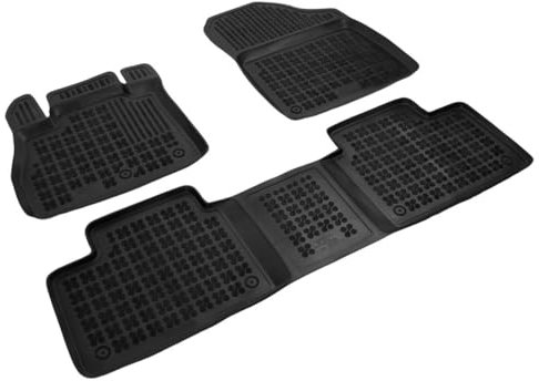 AZUGA Hohe Gummi Fußmatten mit Rand passend für Renault Scenic IV ab 11/2016-2023/Renault Grand Scenic IV ab 12/2016-2023 AZ10300326