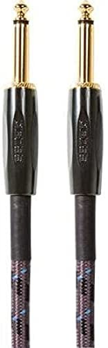 BOSS BIC-5 Studio Grade Instrument Cable, Straight 1/4-inch connectors, 5 ft/1.5 m length