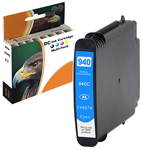 D&C 28ml Cyan Druckerpatronen kompatibel für HP 940 XL für HP OfficeJet Pro 8000,8000 Enterprise,8000 Series,8000 Wireless,8500,8500 A,8500 A Plus,8500 A Premium,8500 Premier, 8500 Series mit Chip