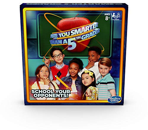 Hasbro Gaming Are You Smarter Than a 5th Grader Brettspiel für Kinder ab 8 Jahren