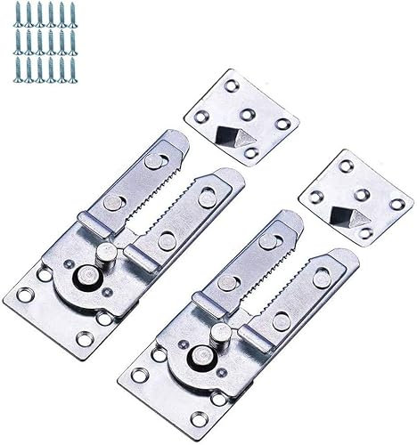 Tiberham - Conectores para secciones de sofás, para unir muebles, conectores de metal muy resistente con cierre de cocodrilo, soportes de conexión. 2 unidades
