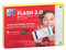 Oxford FLASH 2.0 Karteikarten A6, Lernkarten, 105x148mm, kariert, gelb, 80 Blatt