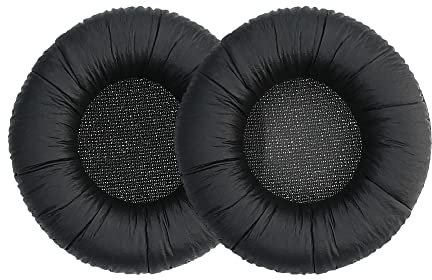 kwmobile Ear Pads Compatible with Sennheiser PX200 / PX100 Earpads - 2x Replacement for Headphones - Black