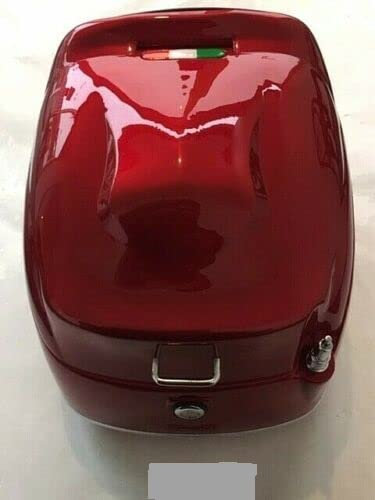 Casabike Roller Motorroller Retro weinrot 40 L TOPCASE Antenne GEPÄCK Koffer Scooter