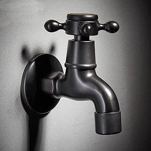 Grifo De Lavadora Lavadora Con Acabado En Bronce Negro Fast On Grifo Con Una Manija De Latón Macizo Fast On Tap-C