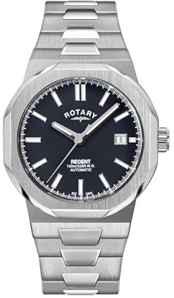 Rotary Regents GB05410 Herren-Automatikuhr, Edelstahl