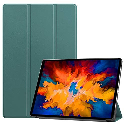 Lobwerk Hülle für Lenovo Tab P11 Pro TB-XJ706F 11.5 Zoll Smart Cover Etui mit Standfunktion und Auto Sleep/Wake Funktion Grün