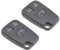 ECSiNG 2pcs 3-button Car Key Fob Case Replacement Housing Shell Smart Keyless Entry Remote Fob Case Shell Compatible with VOLVO 850 960 C70 S40 S60 S70 S80 S90 V40 V70 V90 XC70 XC9