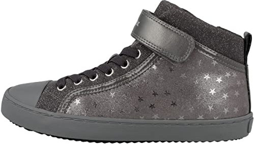 Geox J KALISPERA GIRL, Sneakers Bambine e ragazze, Grigio, 35 EU