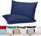 BEAUTEX 2er Set Kissenbezug, Kissenhülle aus gekämmter Baumwolle, Premium Jersey 160g/m², Größe und Farbe wählbar (40x40 cm, Navyblau)