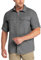 Outdoor Ventures Herren Langarm Hemd Outdoor Funktionshemd Schnelltrocknende Shirts Casual Freizeithemd Atmungsaktive Sportshemd Frühling Sommer Herbst mit Taschen für Wandern Camping Grau XL