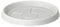 Decorspace Sottovaso ''Tondo Classic'' in plastica per vasi da Interno ed Esterno (60 cm, Bianco)
