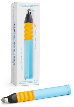 Edurino Ergonomischer Eingabestift I Special Edition | Tablet Stift für Kinder I Eingabestift für Edurino Figuren I Lernspiele ab 4 Jahren I Stylus Touch Pen (Hellblau)