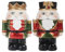 14 cm Nussknacker-Soldaten-Kerzenhalter, 1/2 Stück, Premium-Weihnachten, traditionelle Nussknacker-Figuren, Teelichthalter für Zuhause, Kamin, Abendessen, festliche Party-Dekorationen