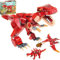 QLT QIAOLETONG City Weltraum Feuerwehr Spielzeug Klemmbausteine Baustein,MOC City Feuerwehr Kompatibel Mit Lego Feuerwehrroboterfür Kinder Jungen Mädchen Alter 6-11+ Jahren 919 Pcs