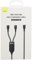 Baseus 2-in-1 USB Flash Cable Series USB-C to USB-C 100 W, 1.5 m Black