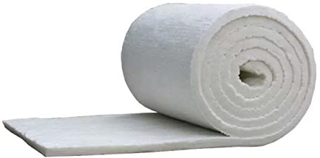 FANGHUOCL Manta de Fibra cerámica - para Estufa de leña forjar Horno de Pizza Horno Horno Chimenea Aislamiento,40mmx600x1000mm