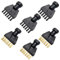 6 Pcs Brosses Accessoire Nettoyeur Vapeur pour Karcher SC1 SC2 SC3 SC4 SC5 et 3 Brosses Plates en Nylon et 3 Brosses Plates en Cuivre,Brosses à Joints Kärcher pour la Cuisine