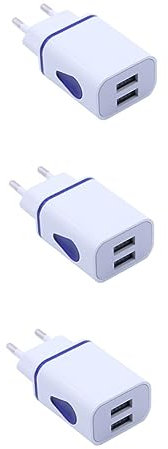 OSALADI 3stücke USB Ladegerät Wasser Tropfen Form Licht Dual USB Wandladegerät Für Smartphones Blau Für Reisen Und Zuhause Kompatibel Mit Geräten Für Jedes Zimmer