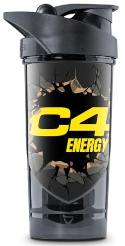 Cellucor Shaker pour compléments, avec filtre et bec verseur pour un mélange supérieur, capacité de 700 ml, couvercle anti-fuite, sans BPA, résistant aux odeurs et aux rayures, fabriqué en plastique
