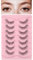 Falsche wimpern natürlicher look fake lashes volumen wimpern wimpern natürlich faux mink natürliche wimpern wimpern wispy natürlich look eye lashes false eyelashes, Frihappy Isis