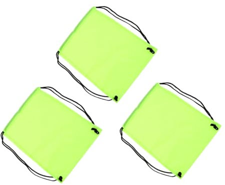 LIFKOME 3stücke Kordelzugtasche Sport-reitrucksack Dicker Kordelzug Rucksack Zusammenfaltbar Platzsparend Leicht Und Robust