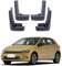 ZXFENG 4 Stücke Schmutzfänger Spritzschutz für VW Polo Hatchback 2019-2024, Vorne Hinten Kotflügel Schmutzfänger Autozubehör Allwetterschutz Kotflügel