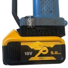 Adapter for Gesipa Accubird Riveter Tool to fit DeWalt XR 18V Battery, 3D Printed