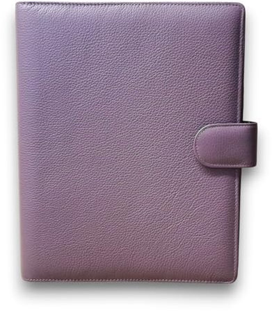 Succes Extecutive / A5 Manager Cadiz Ringbuch Agenda Onepack Leder Organizer 25 mm Ringmechanik mit Kalender (Lila)