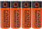 4-Pack ER18505M ER18505 Lithium Battery 3.6V 3500mAh Lisocl2 Battery (Non-Rechargeable)