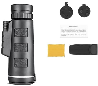 40X60 Telescope Professional Monocular Powerful Long Range Binoculars HD Pocket Spyglass With Tripod For Tourism Campng Hunting Clear Image(Standard set)