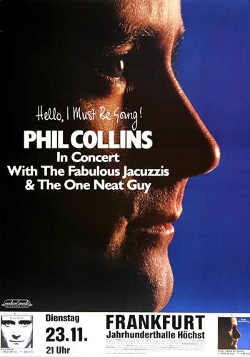 Phil Collins - Face Value, Frankfurt 1983 » Konzertplakat/Premium Poster | Live Konzert Veranstaltung | DIN A1 «