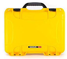NANUK 910 Wasserdichter Hartschalenkoffer Mit Plüschschaumeinlage - Gelb
