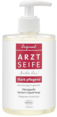 Made by Speick Arztseife flüssig im Dispenser