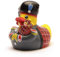 DUCKSHOP I Badeente Scottish Piper I Quietscheente Dudelsackspieler I Quietscheentchen Schottland I L: 11 cm I Geschenk für Dudelsackspieler I Präsent Sammler