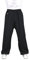 Kwon Unisex Wushuhose Hose, Schwarz, 200 EU
